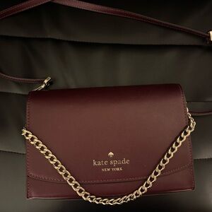 Kate Spade Burgundy Crossbody Bag